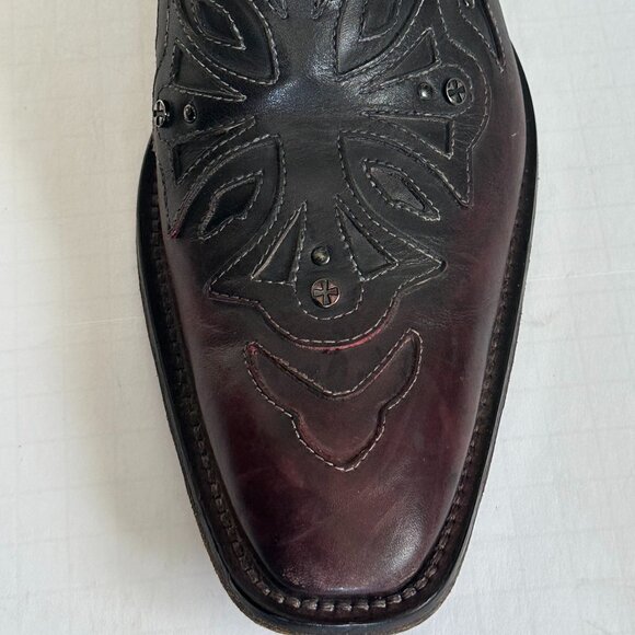 Mark Nason Rock Lives Italian Leather Slip-On Loafers | Men\'s Size 10 | Ox Blood main image 13